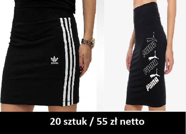 Spódnica Adidas Puma 20 szt/55 zł damska